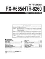Yamaha RXV-665 - Service Manual